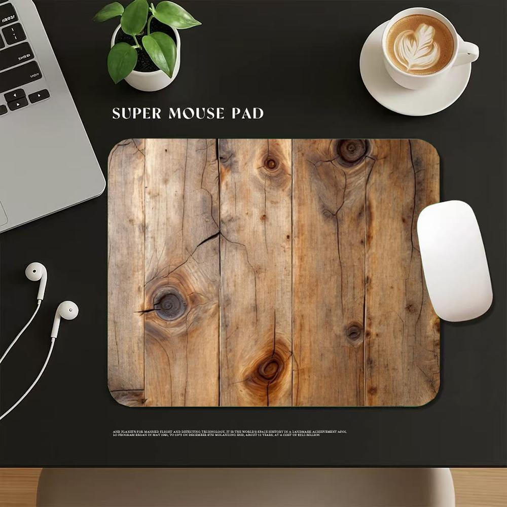 Mouse Gaming Retro - Tappetino per Mouse in Legno Vintage