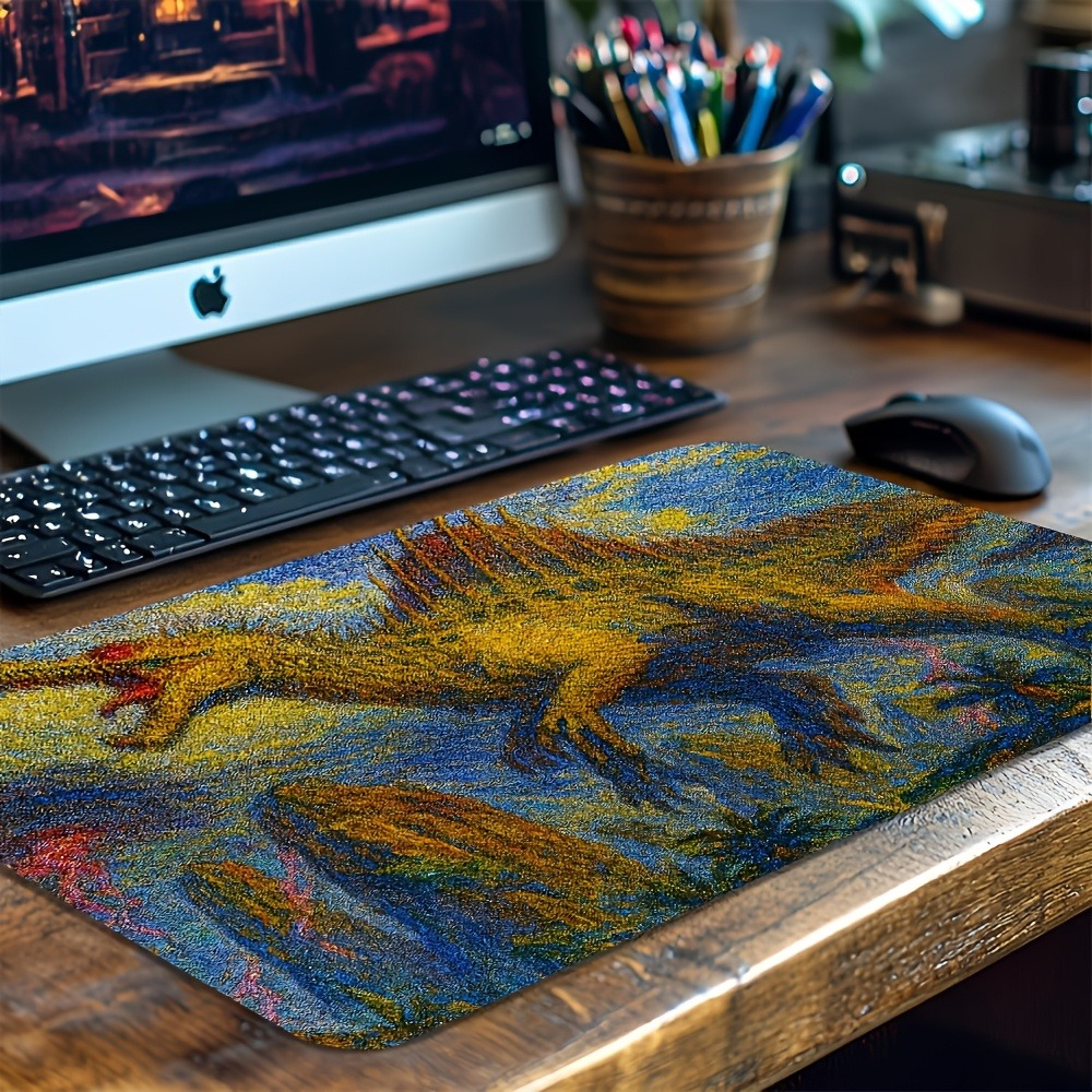 Mouse Gaming Retro - Tappetino da Gioco Retro Spinosaurus Antiscivolo,