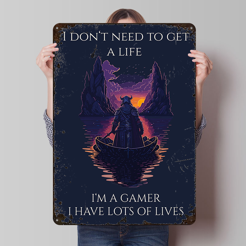 Retro Gaming Bar - Poster con Citazioni di Videogiochi, Stampa