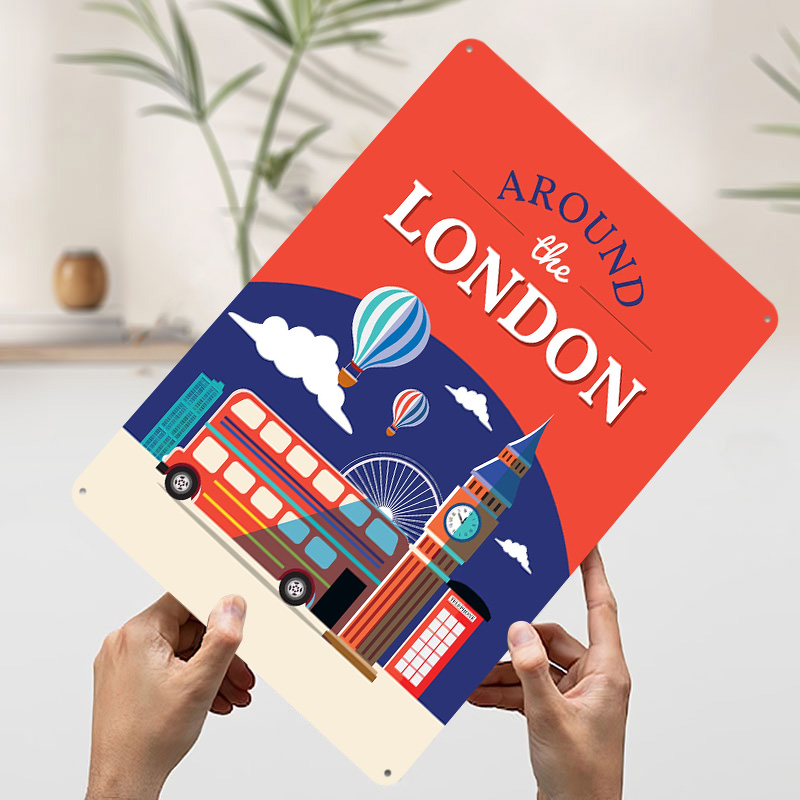 Poster Metallico 'Around the L - Retro Gaming In London recensione e prezzo