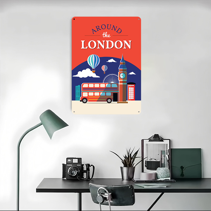 Poster Metallico 'Around the L - Retro Gaming In London recensione e prezzo