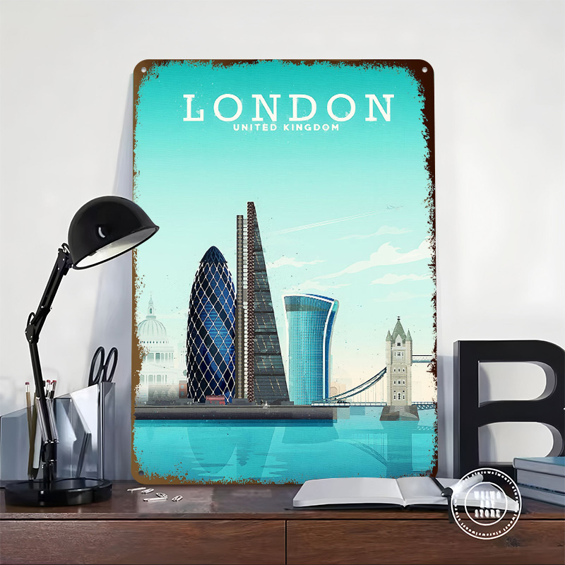 Poster Metallico di Londra, Ar - Retro Gaming In London recensione e prezzo