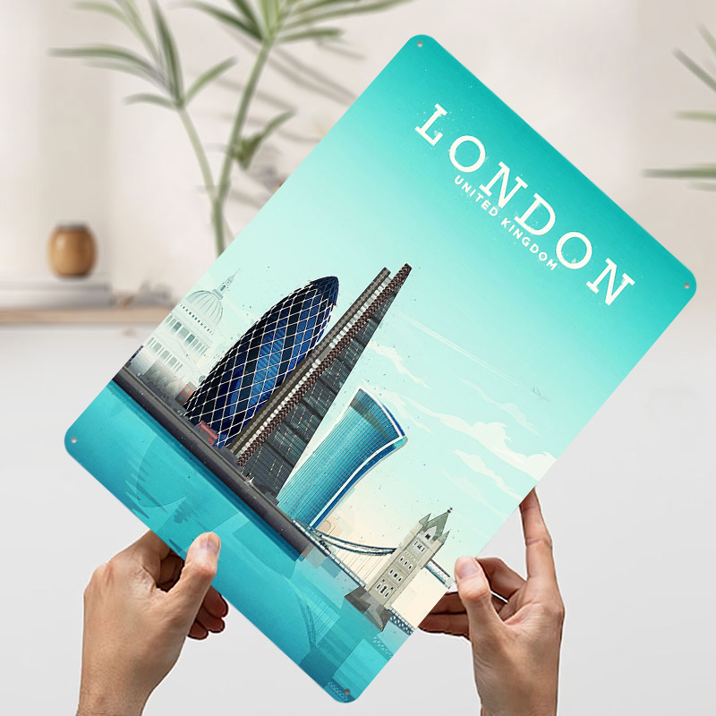 Poster Metallico di Londra, Ar - Retro Gaming In London recensione e prezzo