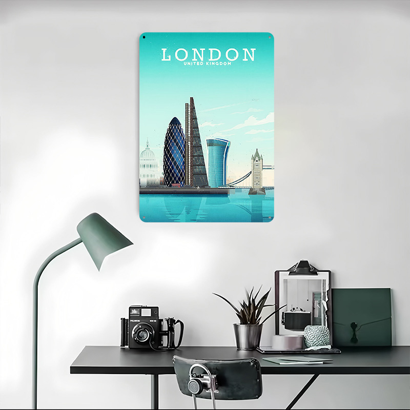 Poster Metallico di Londra, Ar - Retro Gaming In London recensione e prezzo