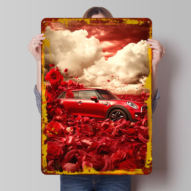 Poster Stampato con Auto Rossa - Retro Gaming Uk recensione e prezzo