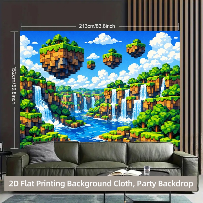 Banner 2D Piatto con Cascata d - Retro Gaming Banner recensione e prezzo