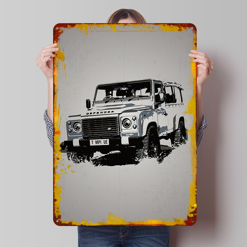 Poster UK Car Rover Defender,  - Retro Gaming Uk recensione e prezzo